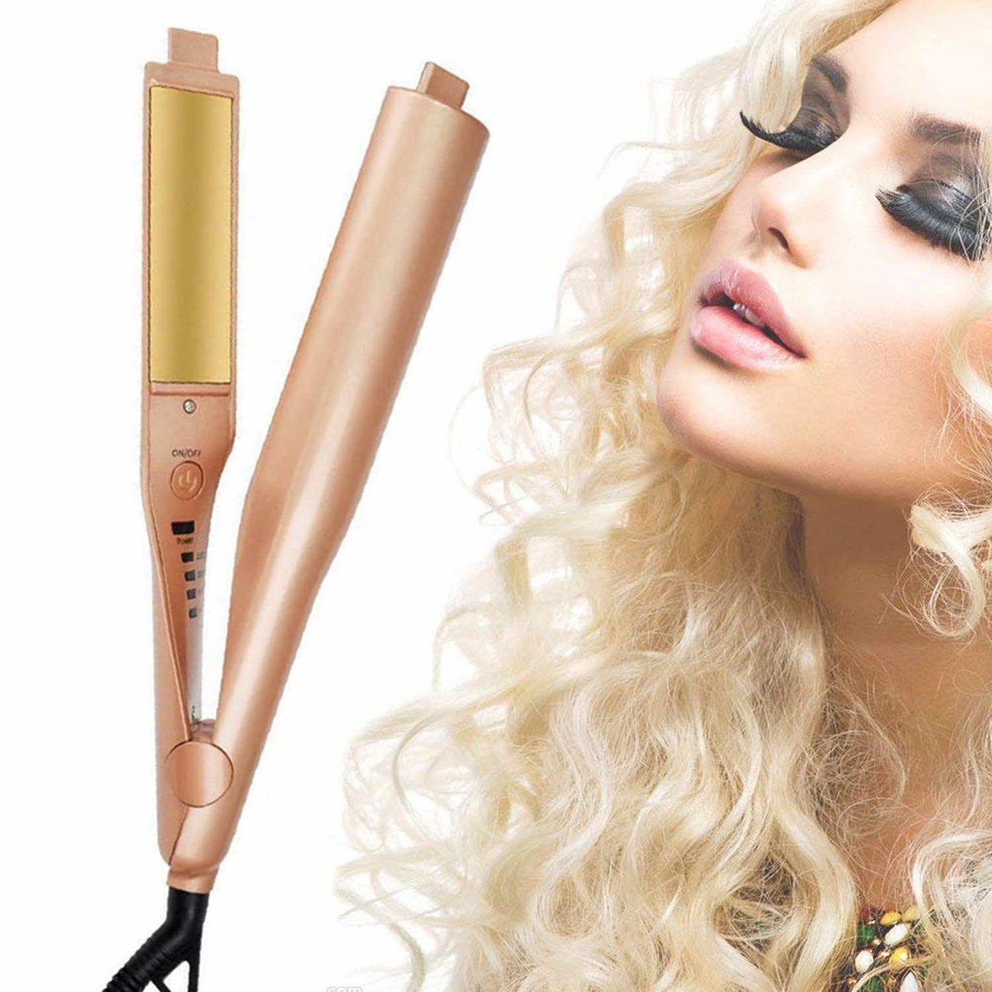2 - in - 1 Hair Straightener & Curler - Lui And Me