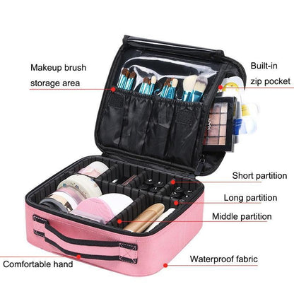 Portable Partition Makeup Bag - Lui And Me