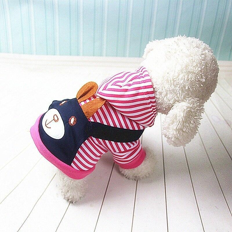 Striped Dog Hoodie Winter Outfit - Lui And Me