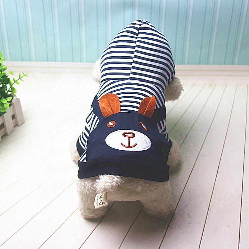 Striped Dog Hoodie Winter Outfit - Lui And Me